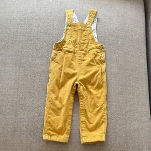 Petit Bateau Mustard Overalls